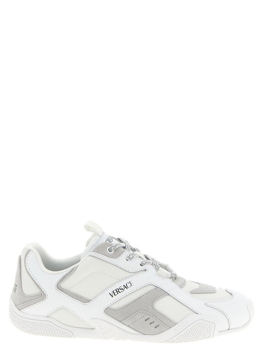Zapatillas deportivas Versace de piel de becerro blancas