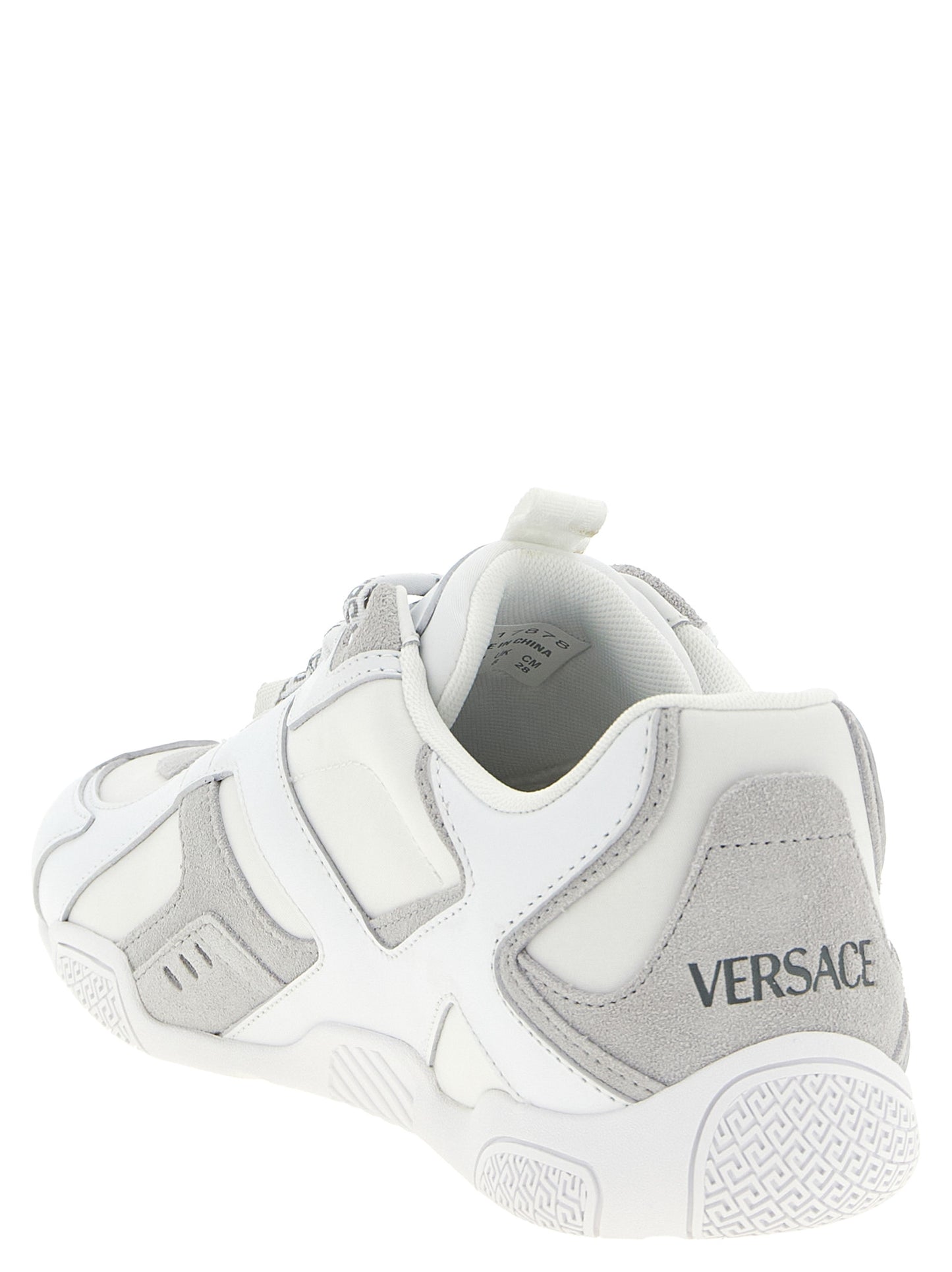 Zapatillas deportivas Versace de piel de becerro blancas