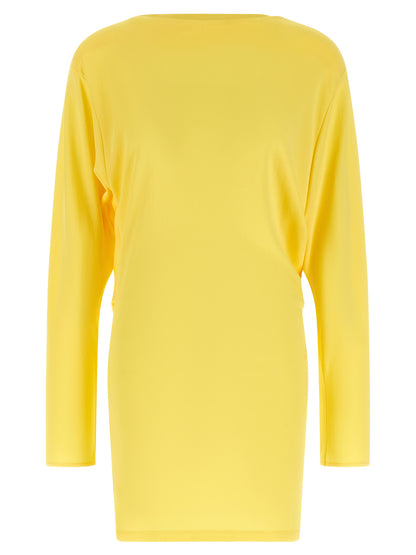 Vestido Corto Bicolor de Viscosa Jacquemus