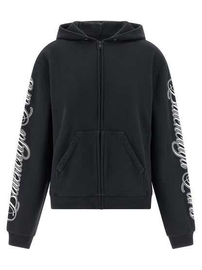 Sweat-shirt Balenciaga en coton noir