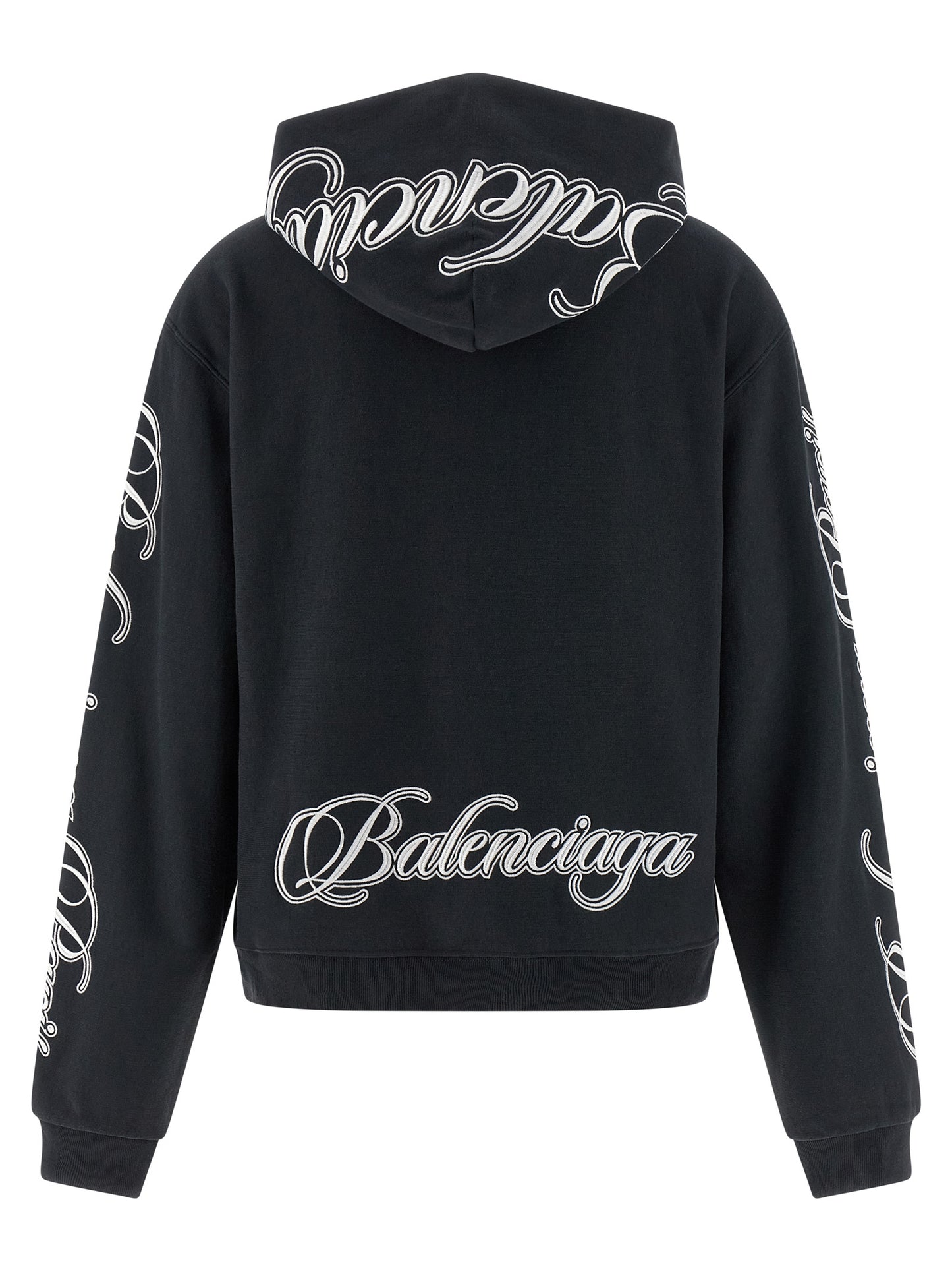Sweat-shirt Balenciaga en coton noir