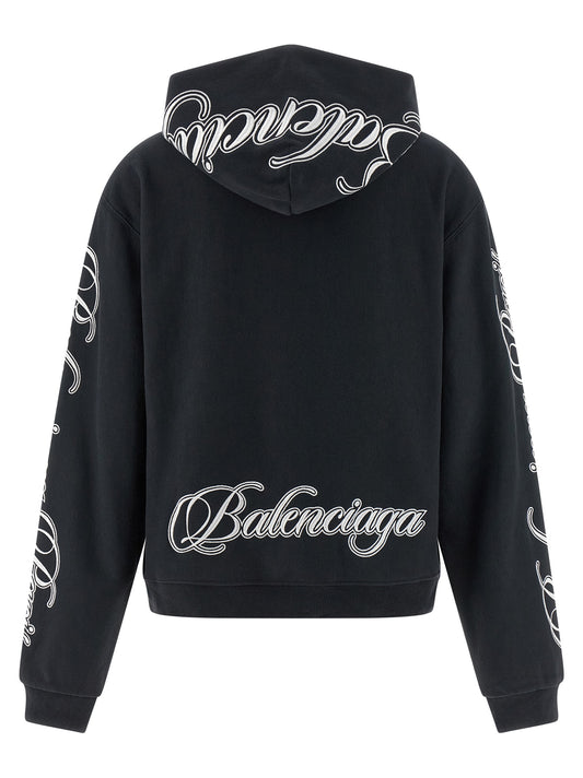 Sudadera Balenciaga de algodón negro