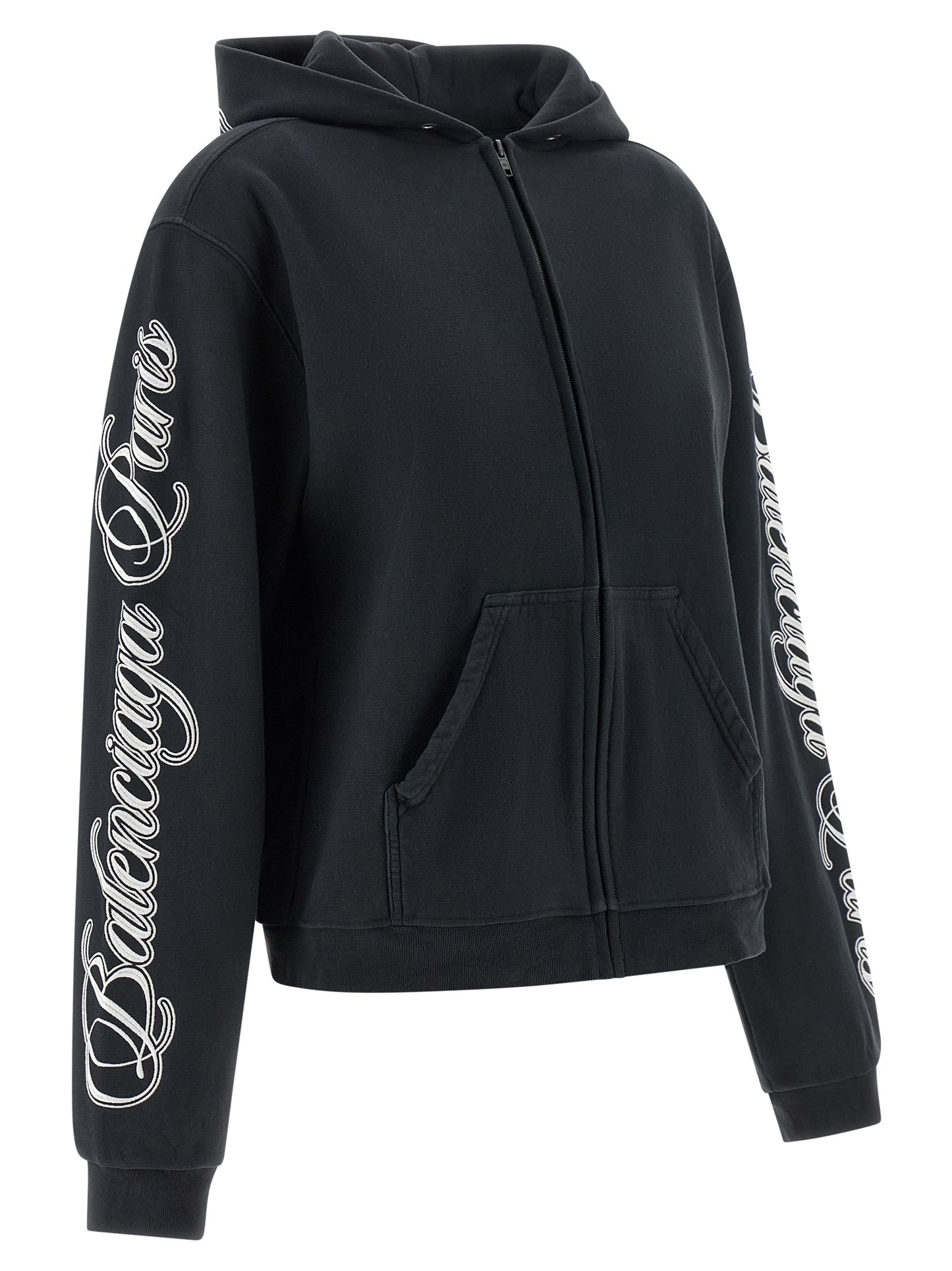 Sweat-shirt Balenciaga en coton noir