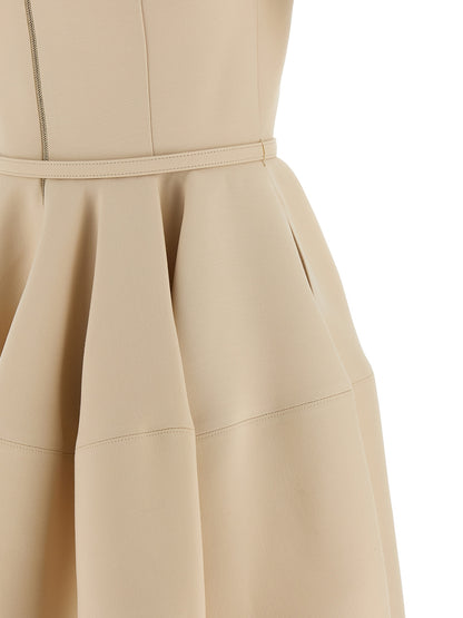 Minivestido corto Fendi de lana multicolor