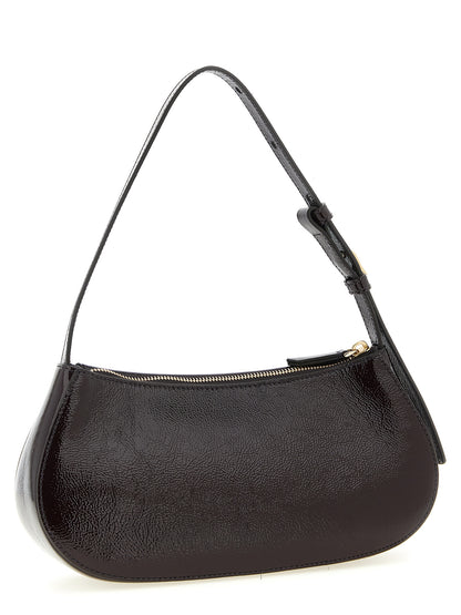 Bolso de hombro Mulberry de piel de becerro morada