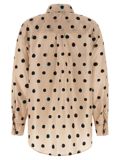 Blusa Fendi de seda multicolor
