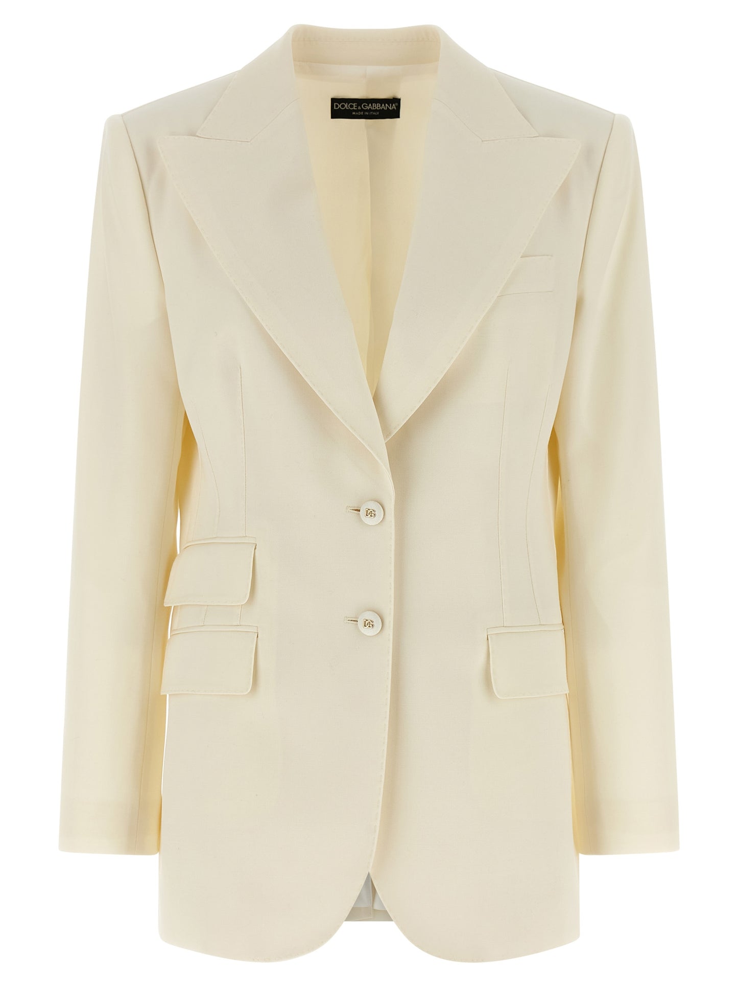 Blazer Dolce & Gabbana de lana virgen blanco