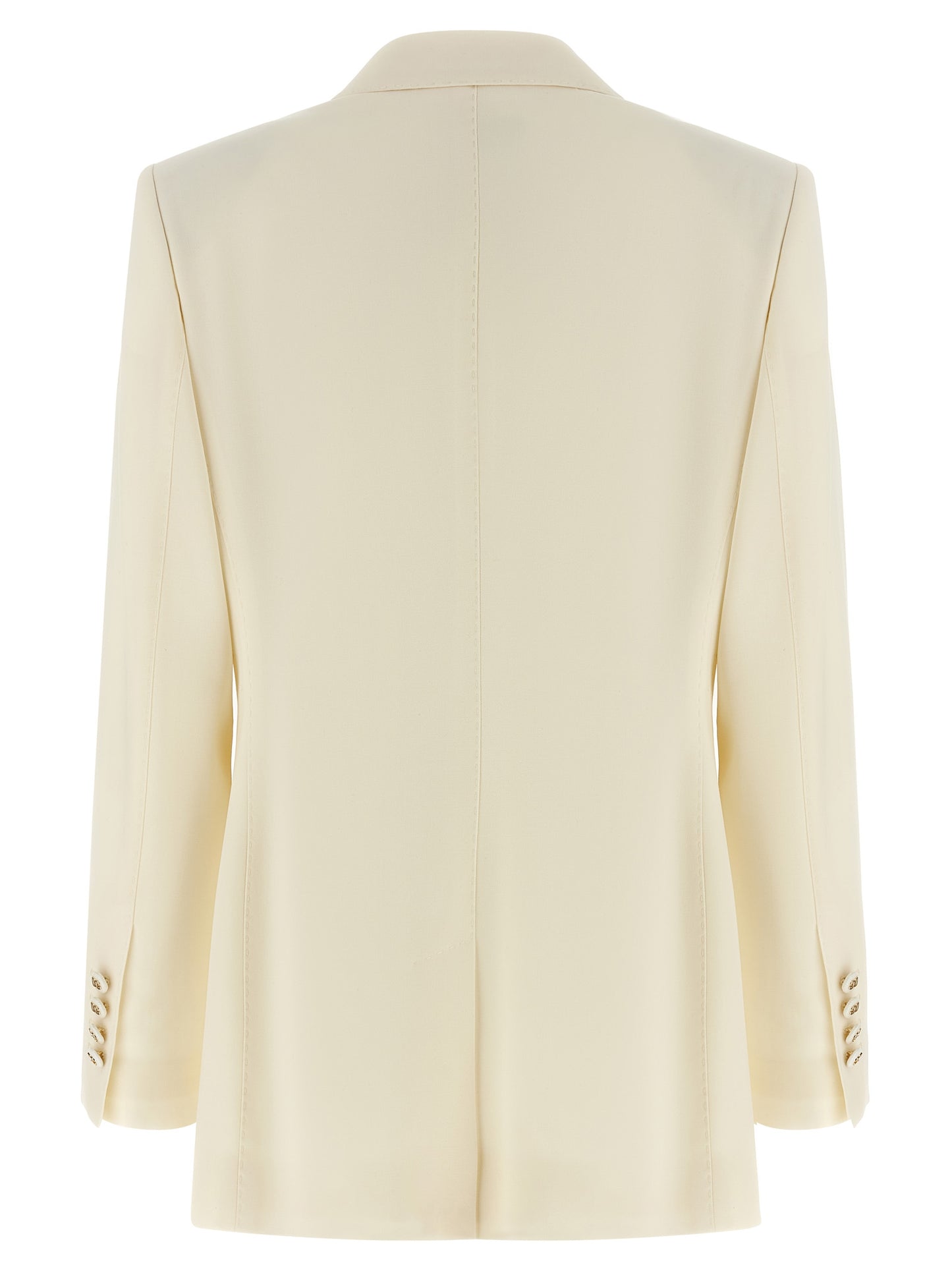 Blazer Dolce & Gabbana de lana virgen blanco
