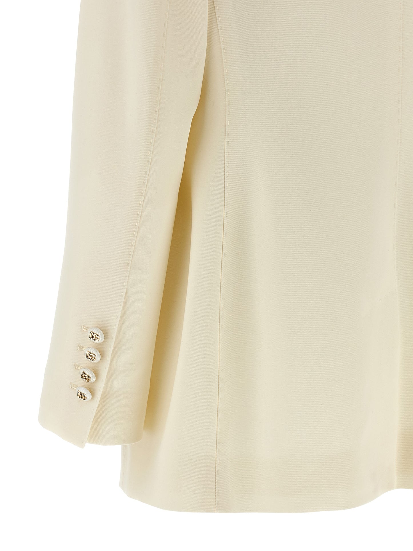 Blazer Dolce & Gabbana de lana virgen blanco