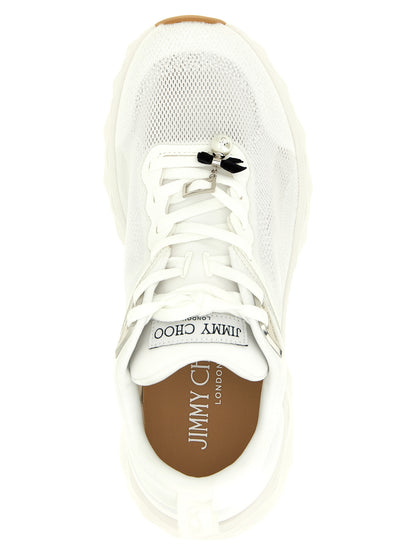 Zapatillas deportivas Jimmy Choo de Tencel blancas
