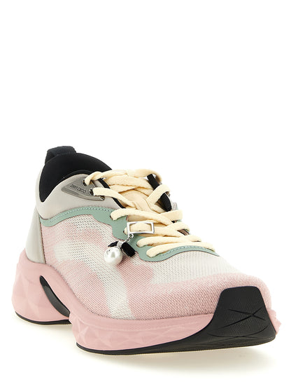 Zapatillas deportivas multicolor de Tencel de Jimmy Choo
