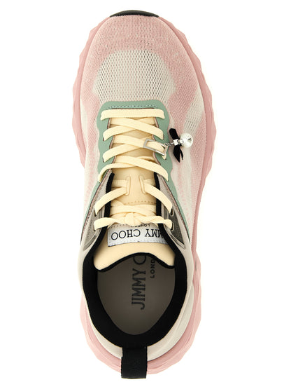 Zapatillas deportivas multicolor de Tencel de Jimmy Choo