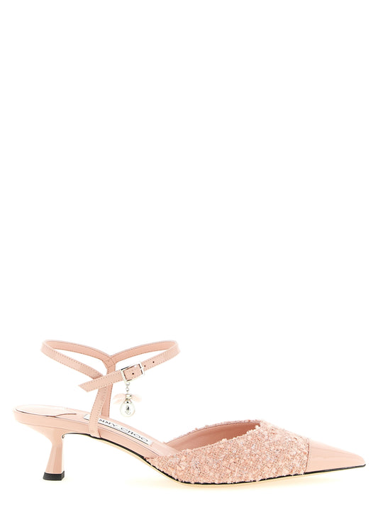 Zapatos de tacón medio Jimmy Choo multicolor de Tencel