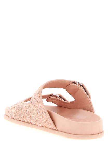 Slides multicolores de Tencel Jimmy Choo