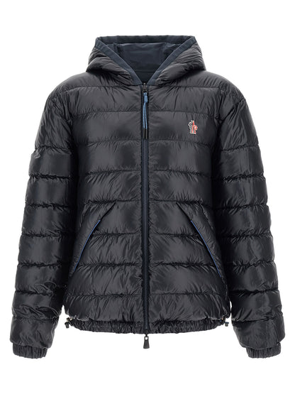 Chaqueta Shell Técnica En Poliamida Azul Moncler Grenoble