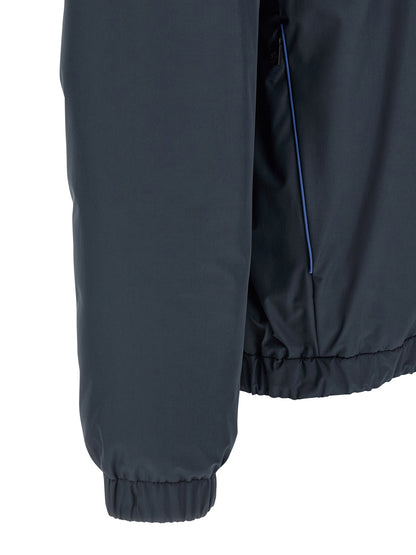 Chaqueta Shell Técnica En Poliamida Azul Moncler Grenoble