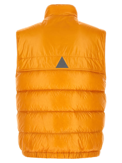 Chaleco bicolor de poliéster Moncler Grenoble
