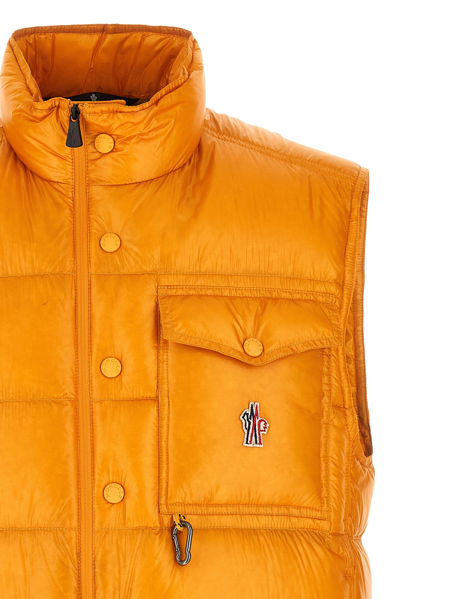 Chaleco bicolor de poliéster Moncler Grenoble