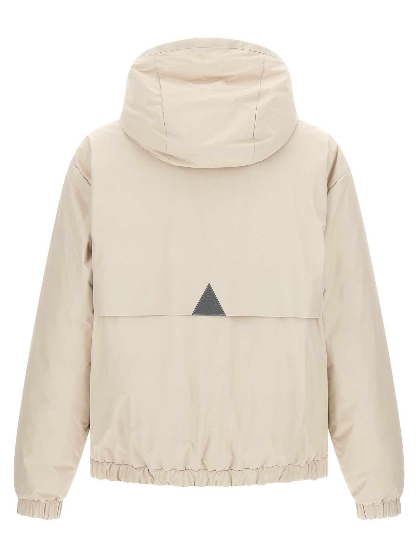 Chaqueta Moncler Grenoble de caparazón de poliamida beige