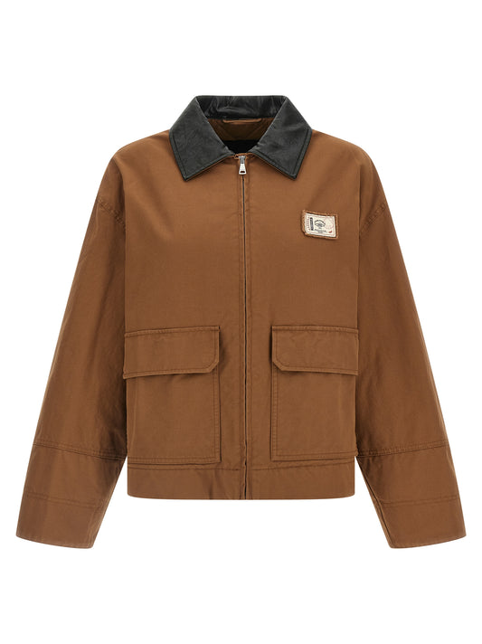 Chaqueta Larga Max Mara de Algodón Marrón