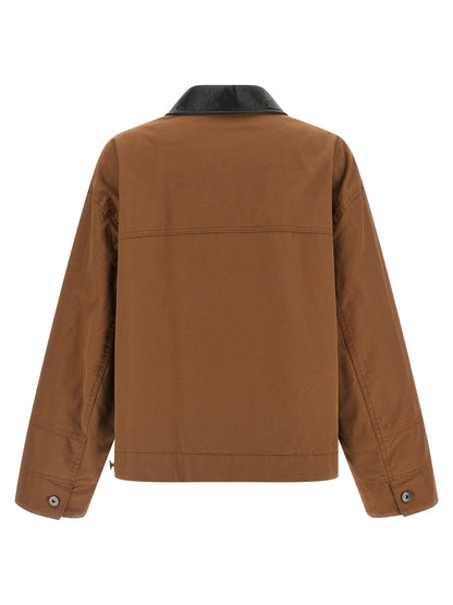 Chaqueta Larga Max Mara de Algodón Marrón