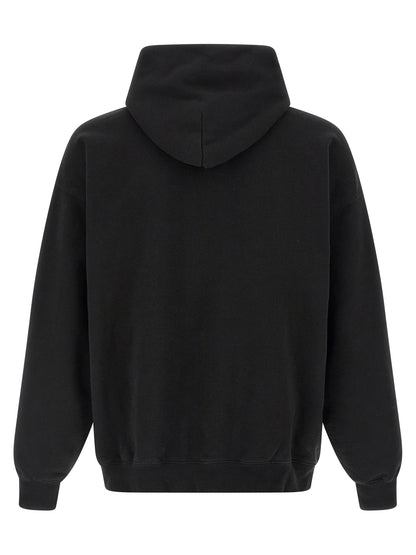 Balenciaga Intense Black Cotton Hoodie