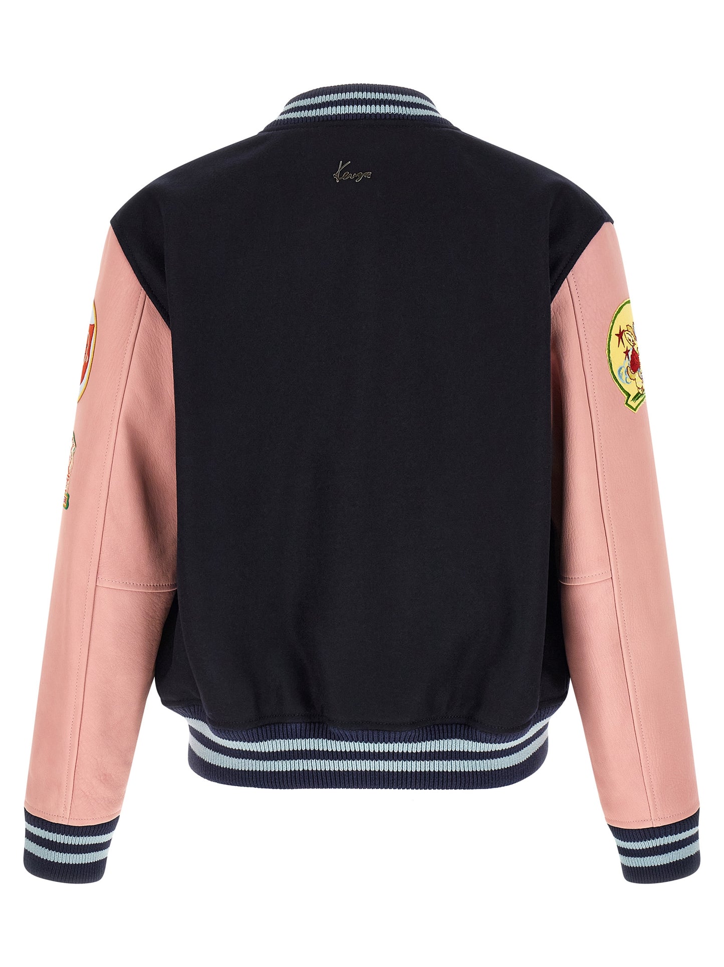 Chaqueta Bomber De Lana Multicolor Kenzo Estilo Urbano