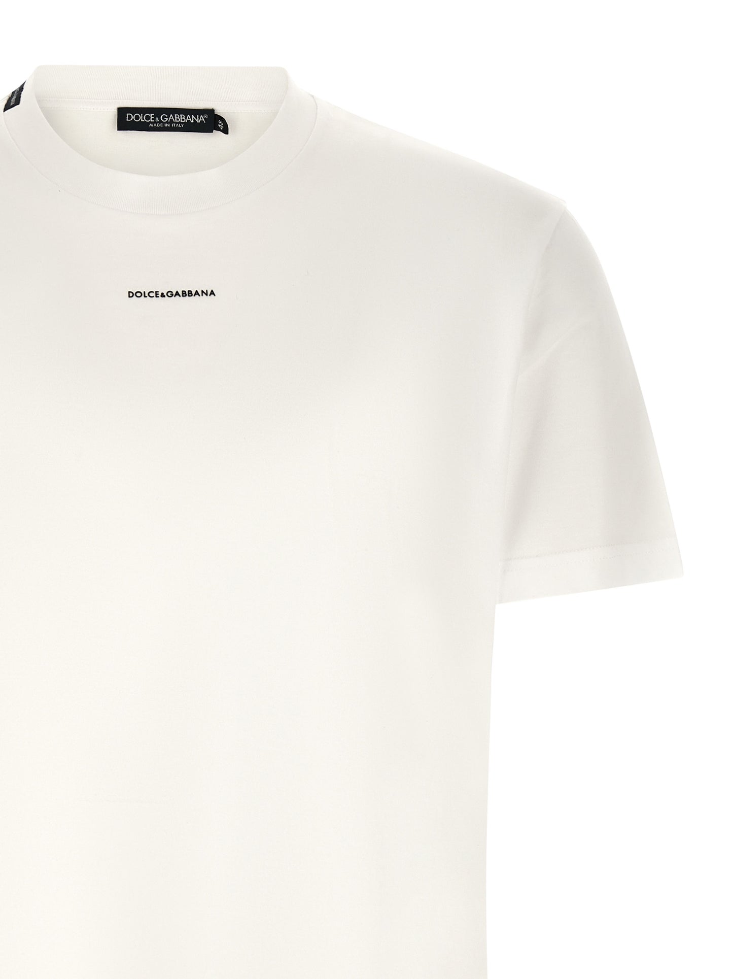 T-shirt en coton blanc Dolce & Gabbana