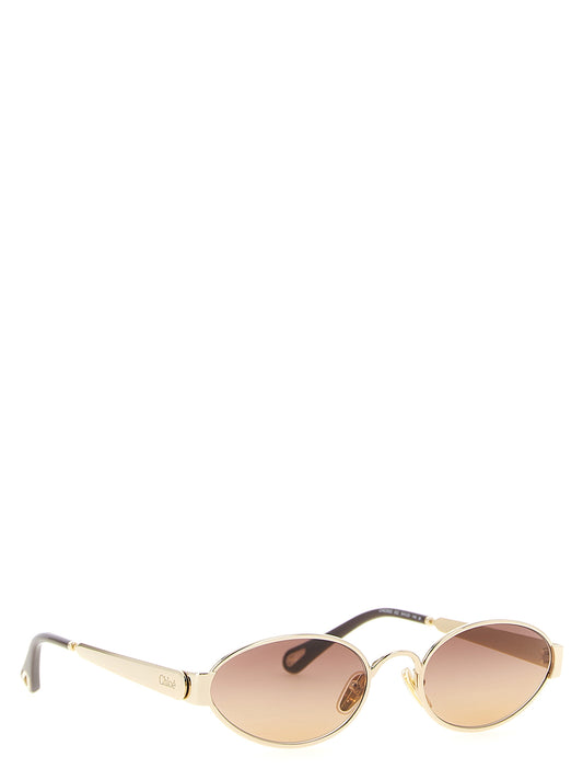 Gafas de sol Chloé de metal multicolor