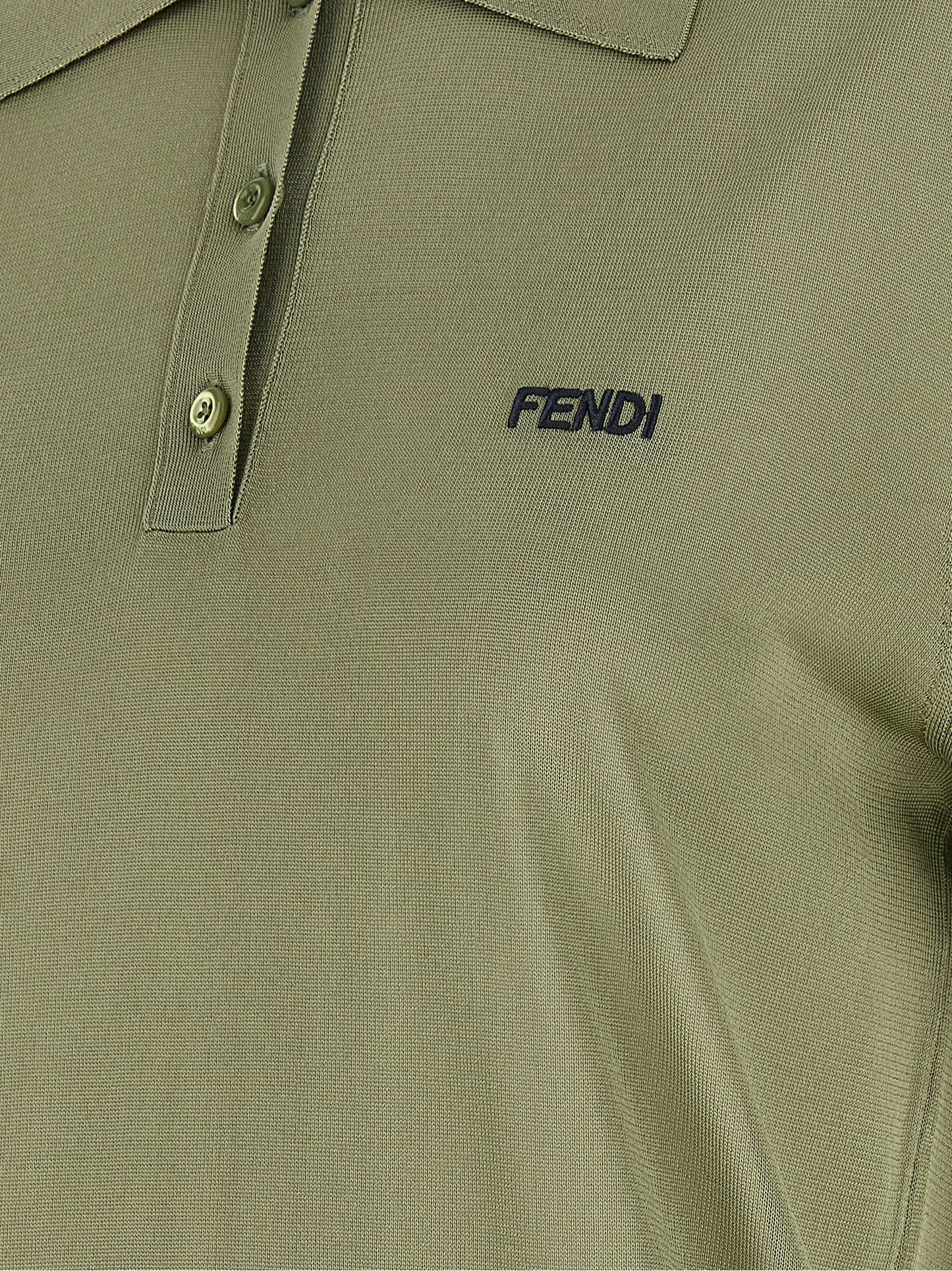 Polo bicolore Fendi en viscose
