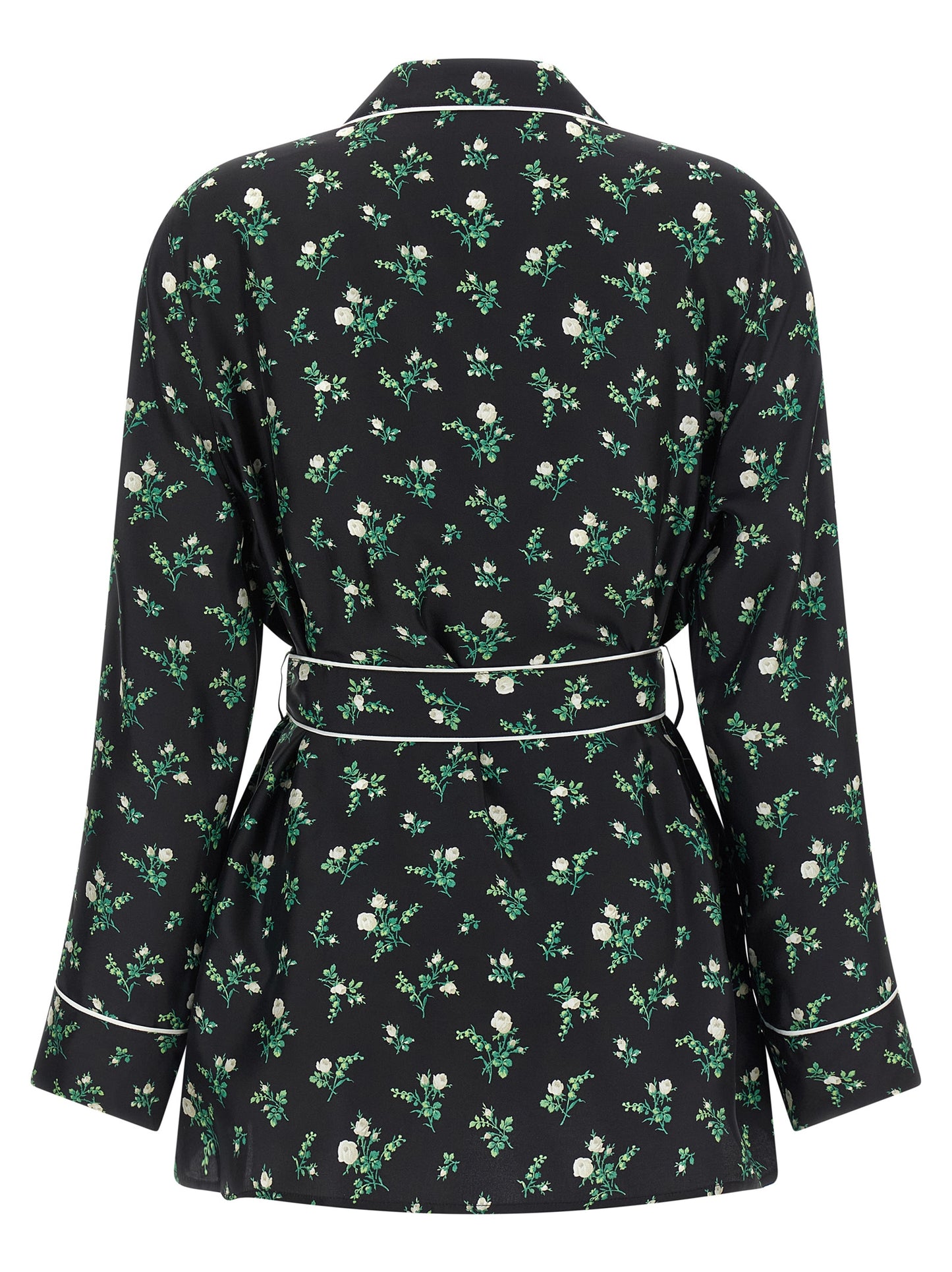 Blusa de seda negra de Dolce & Gabbana