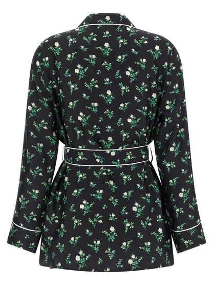 Blusa de seda negra de Dolce & Gabbana