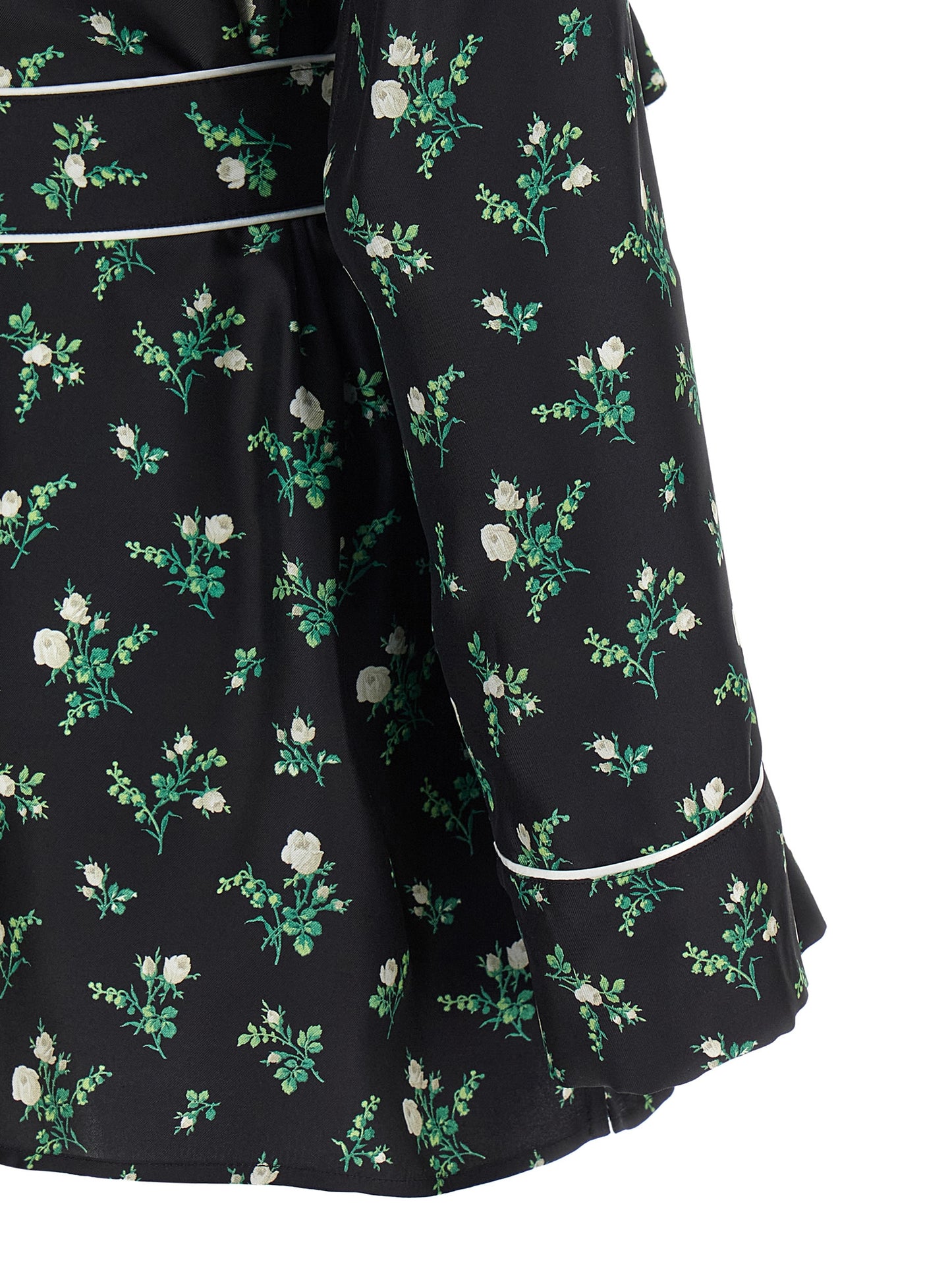 Blusa de seda negra de Dolce & Gabbana