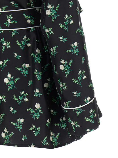 Blusa de seda negra de Dolce & Gabbana