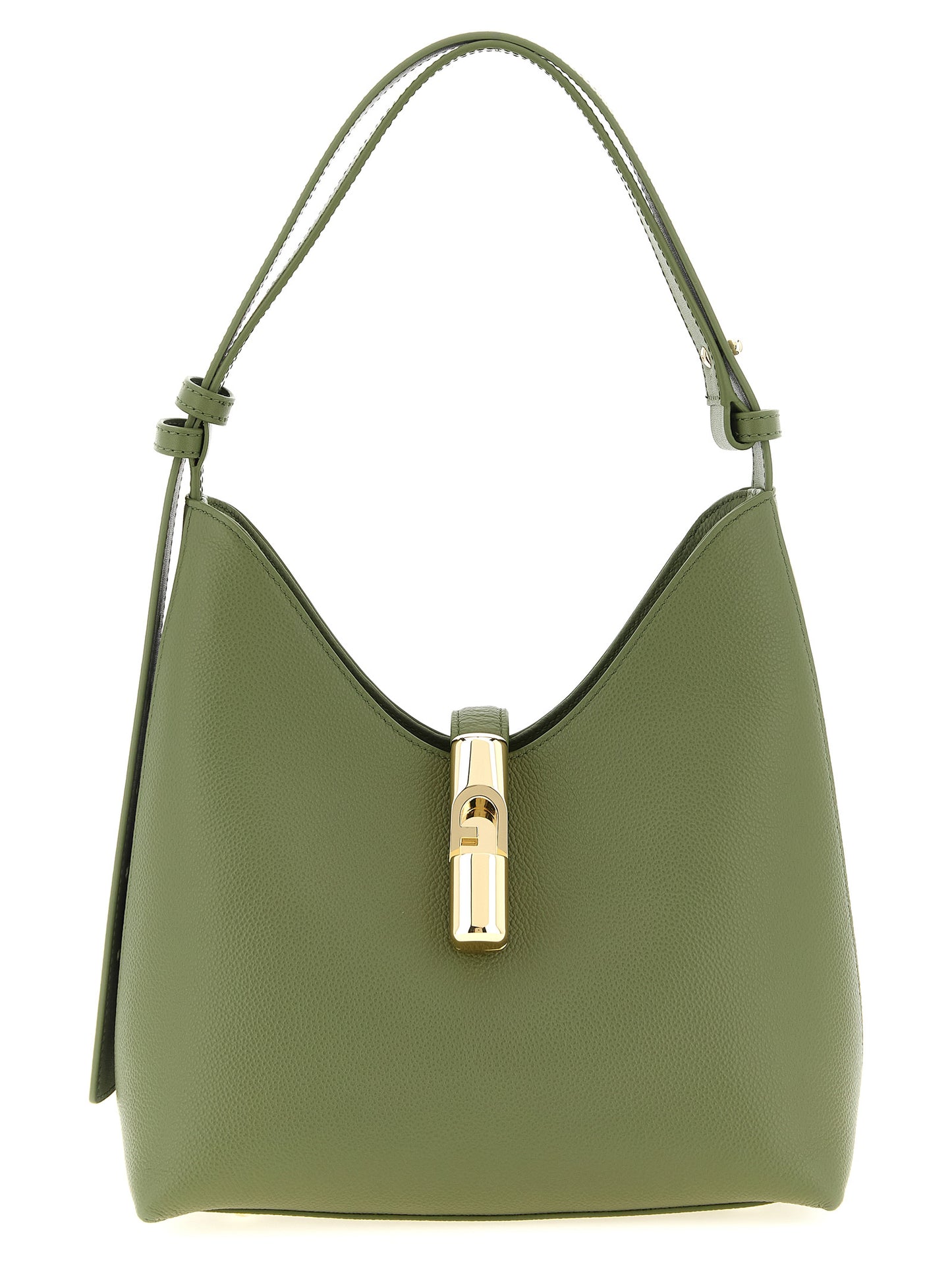 Bolso de hombro Furla bicolor de piel de becerro