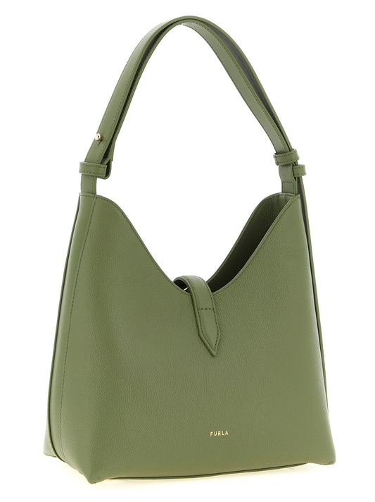 Bolso de hombro Furla bicolor de piel de becerro