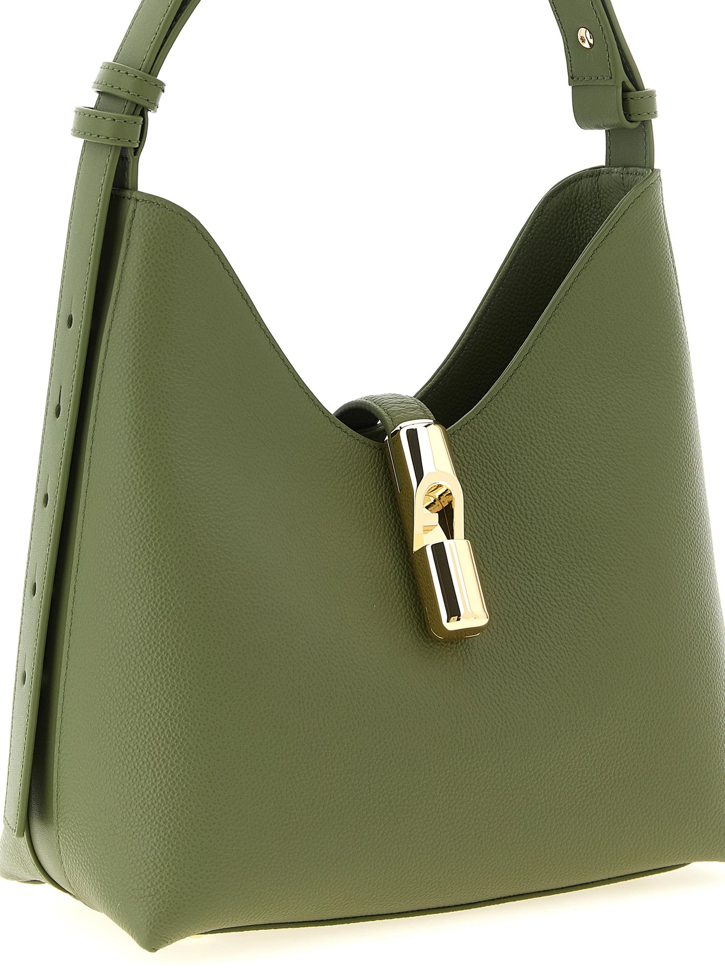 Bolso de hombro Furla bicolor de piel de becerro
