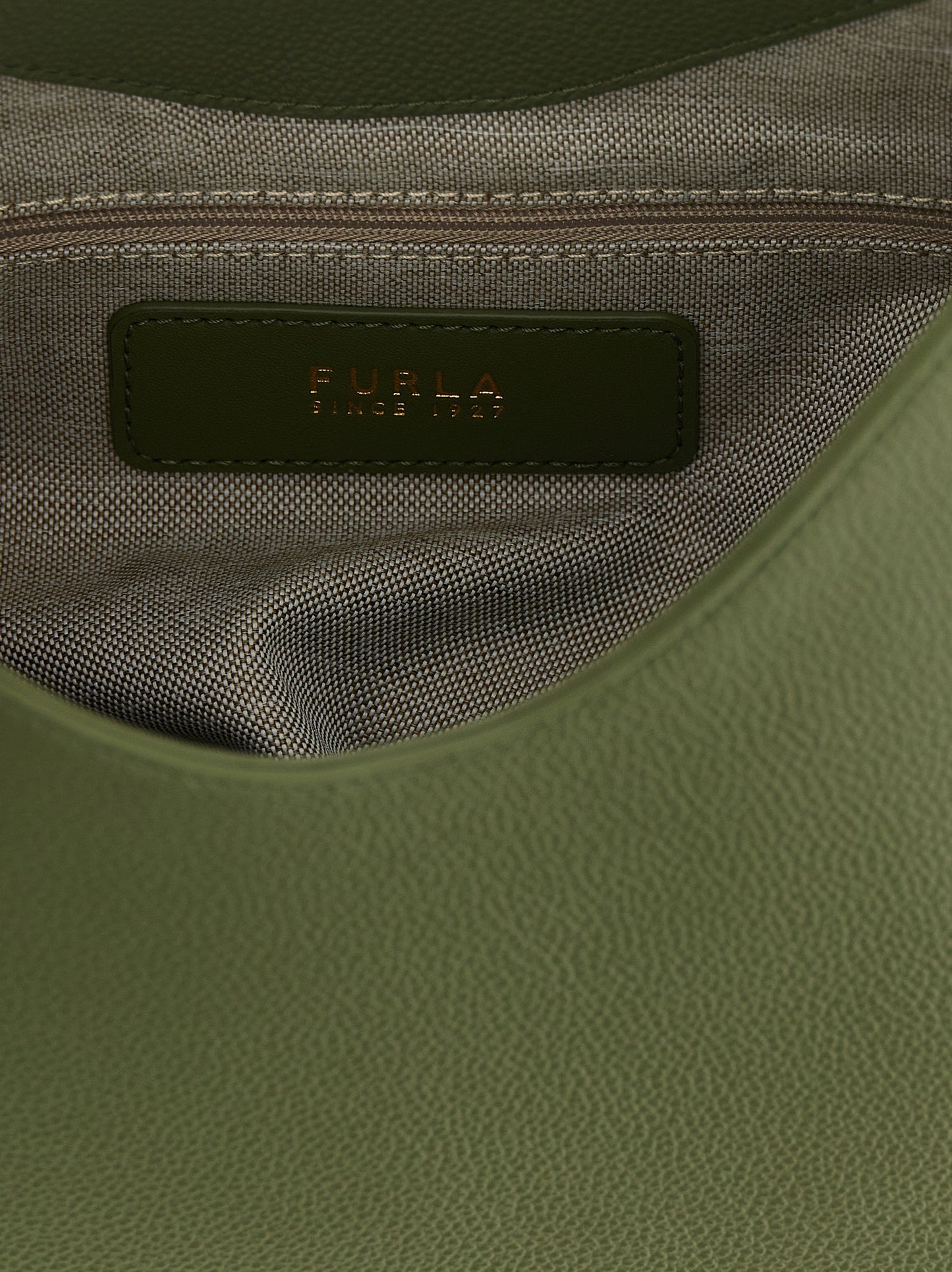 Bolso de hombro Furla bicolor de piel de becerro
