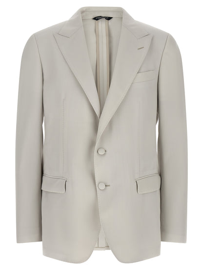 Blazer Dolce & Gabbana de lana virgen gris