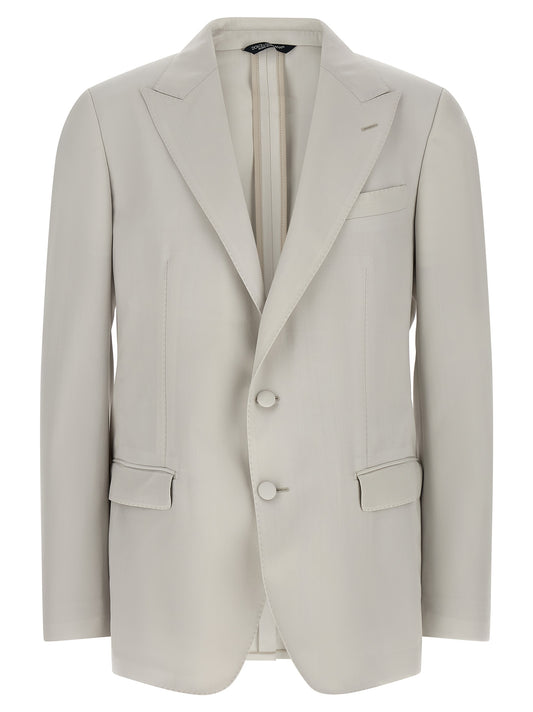 Blazer Dolce & Gabbana de lana virgen gris