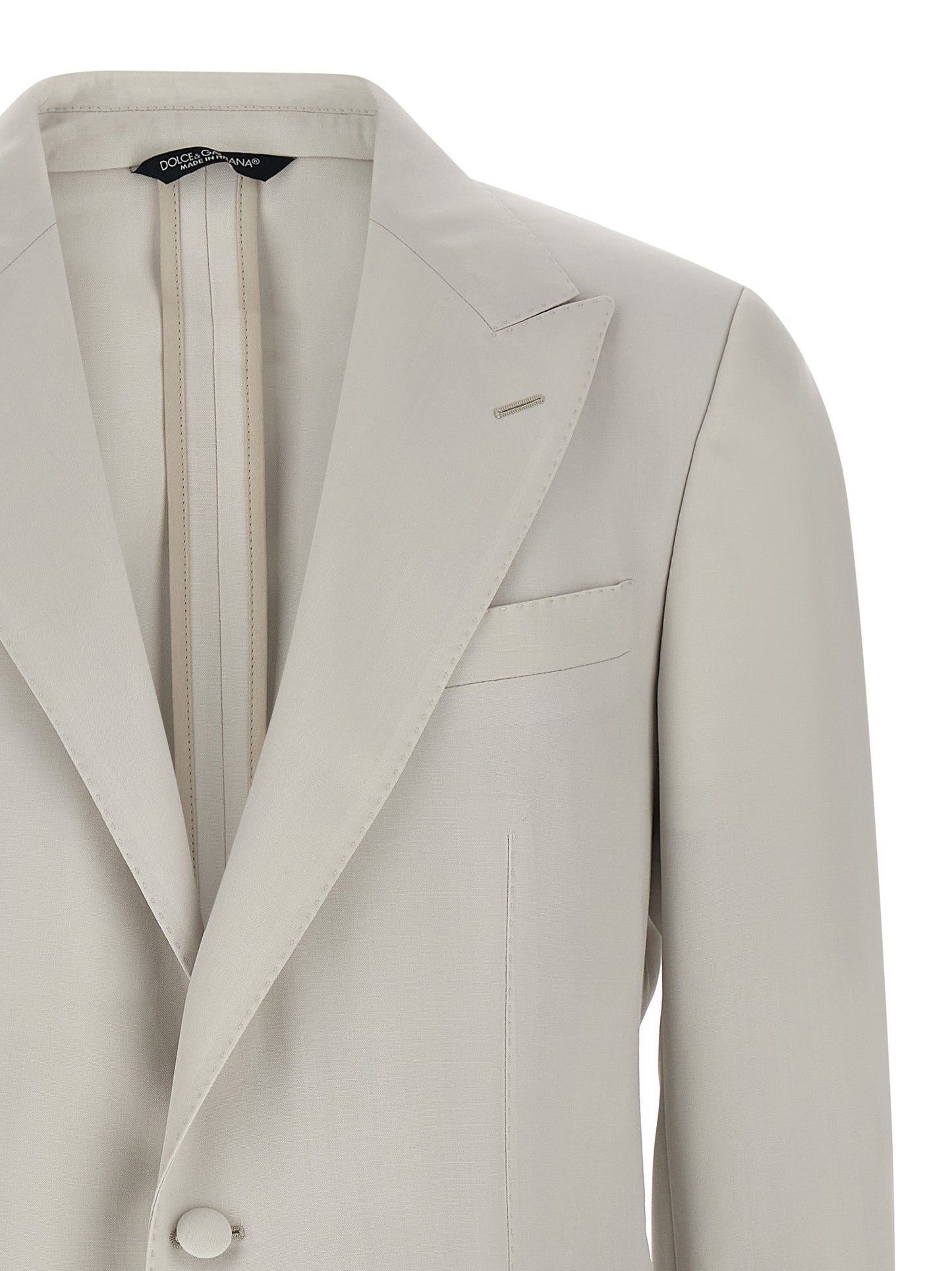 Blazer Dolce & Gabbana de lana virgen gris