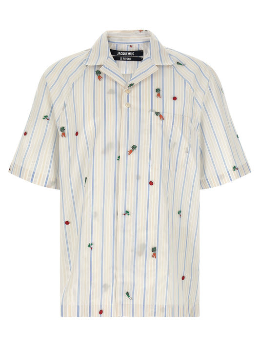 Blusa Jacquemus de algodón multicolor
