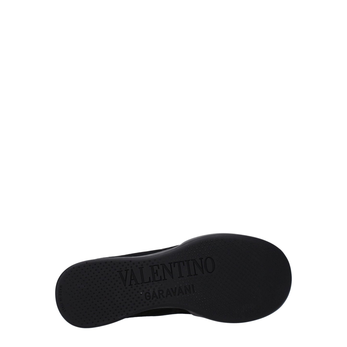 Valentino Garavani Black Fabric High-Top Sneakers