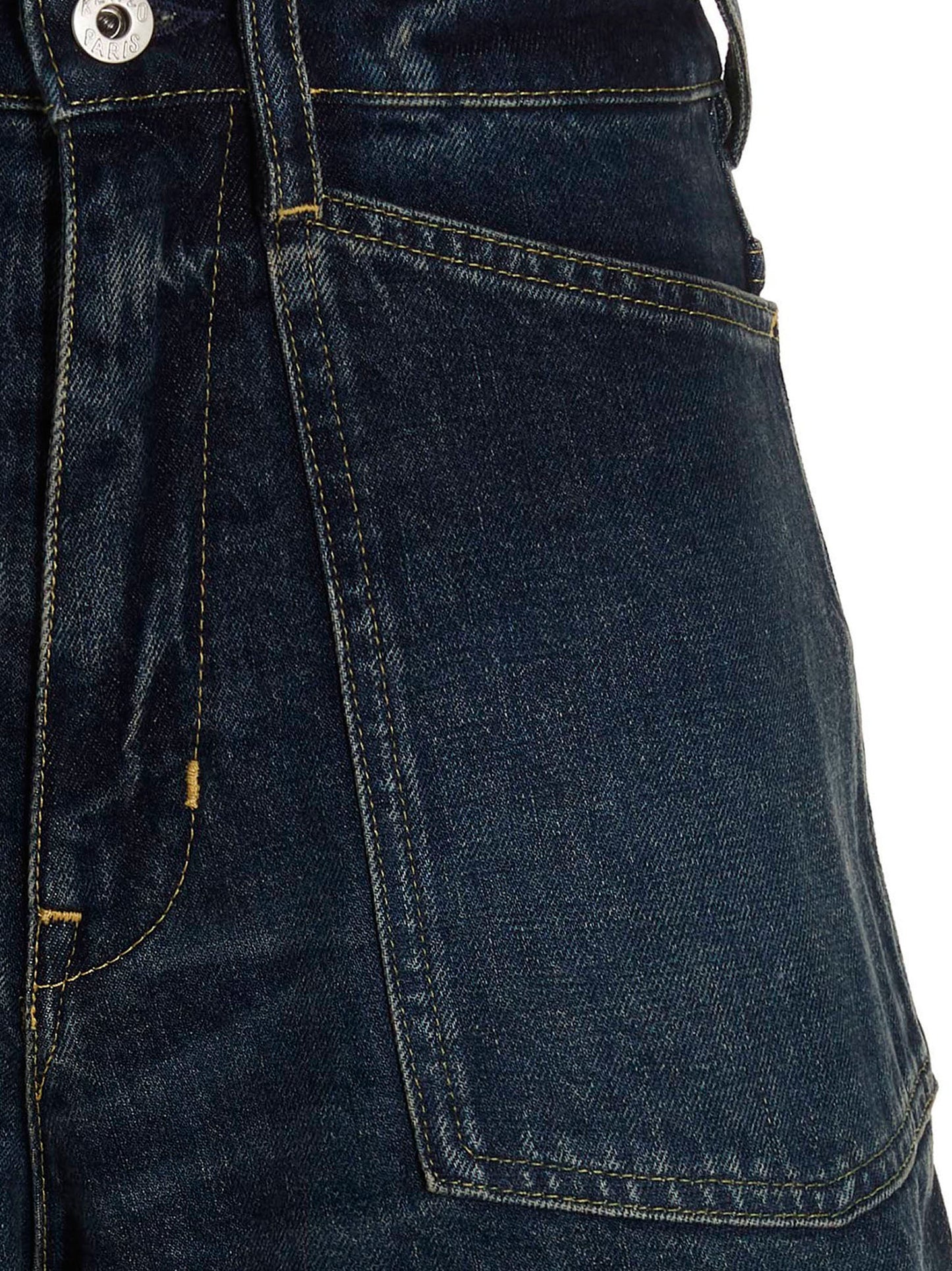 Bermudas de algodón azul Kenzo
