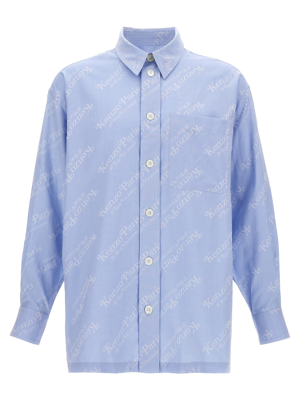 Chemisier Kenzo en coton bleu Collection Verdy