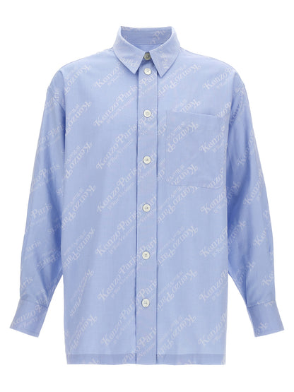 Chemisier Kenzo en coton bleu Collection Verdy
