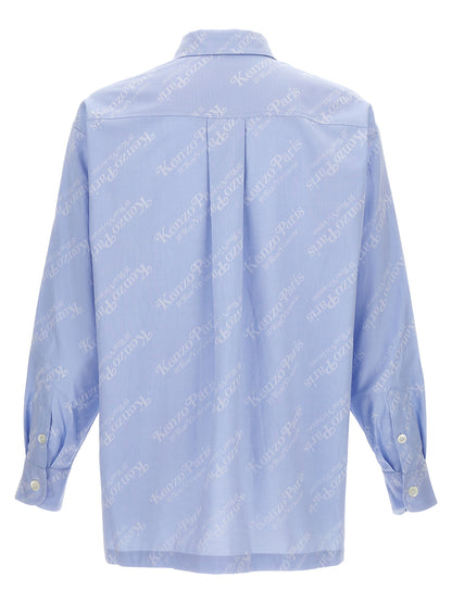Chemisier Kenzo en coton bleu Collection Verdy