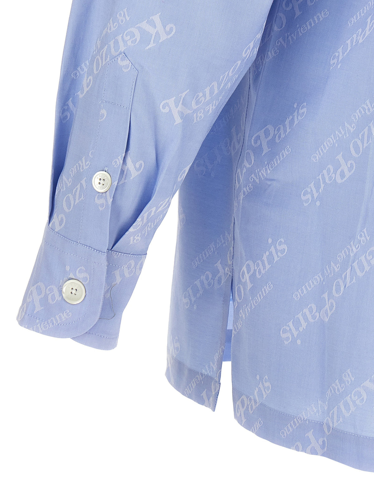 Chemisier Kenzo en coton bleu Collection Verdy