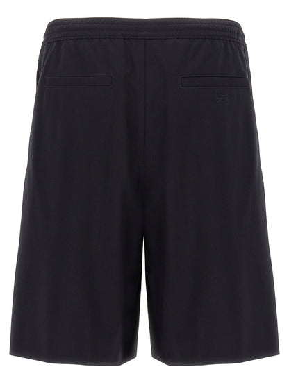 Short bermuda Givenchy bleu en élasthanne