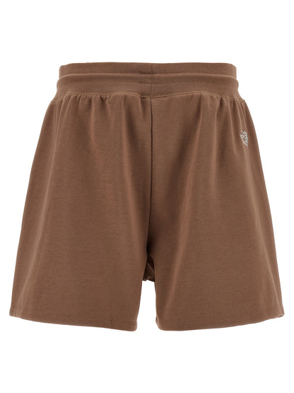 Short en coton The North Face marron modèle Simple Dome